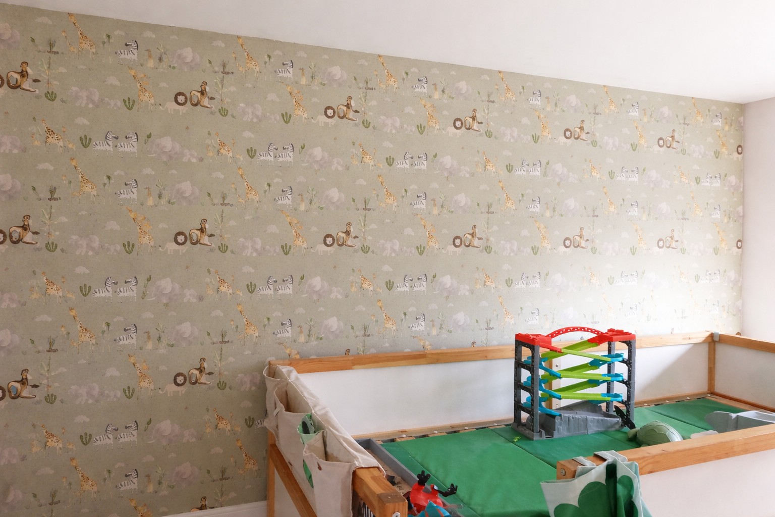 Exterior before and after